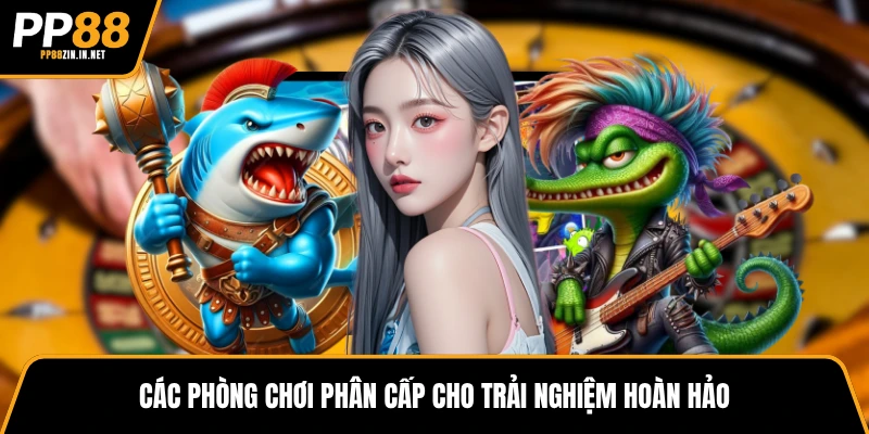 Các phòng chơi phân cấp cho trải nghiệm hoàn hảo